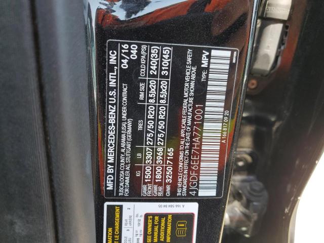 4JGDF6EE7HA771001 Mercedes-Benz Gls 450 4matic