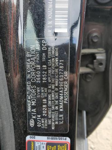 KNADM4A39E6377871 KIA RIO LX