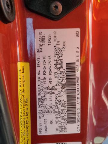 2015 TOYOTA TACOMA PRE - 5TFTU4GN1FX077633