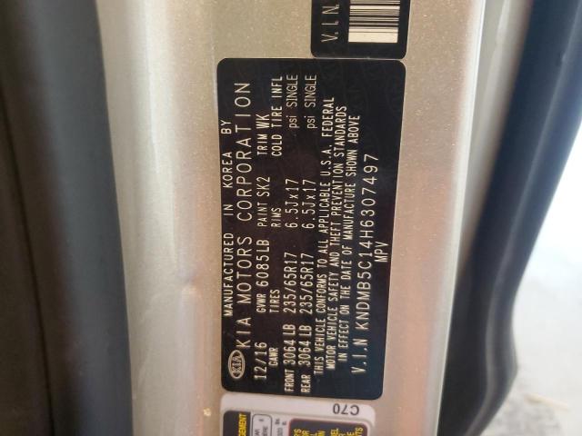KNDMB5C14H6307497 KIA SEDONA LX