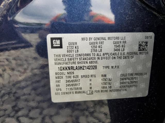 2017 GMC ACADIA SLE - 1GKKNRLA9HZ142328