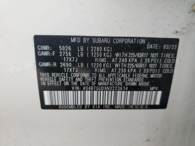 4S4BTGUD9N3223614 Subaru Outback Wilderness