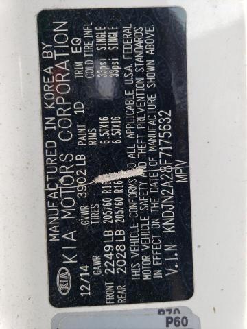 KNDJN2A28F7175632 KIA Soul
