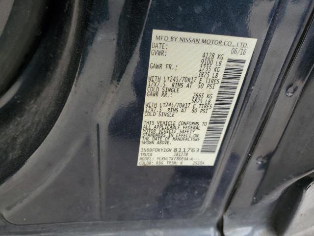 2016 NISSAN NV 1500 S - 1N6BF0KY1GN811763