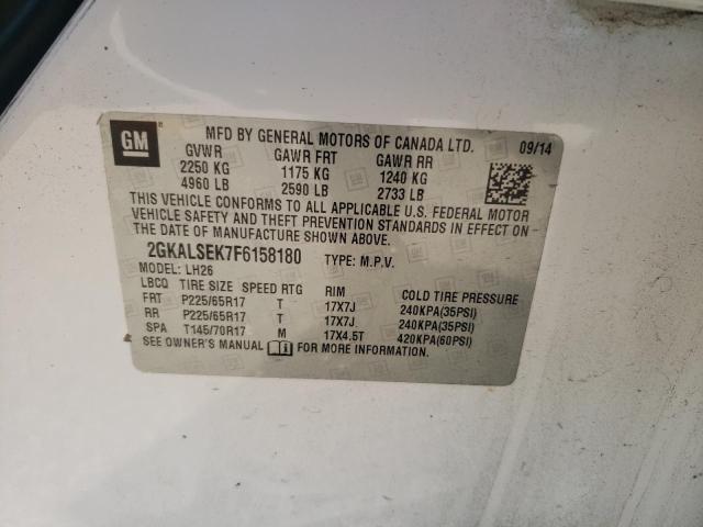 2015 GMC TERRAIN SL - 2GKALSEK7F6158180