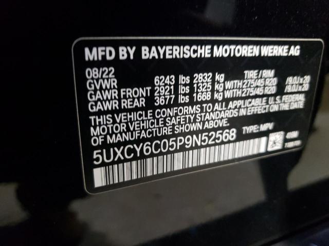 VIN 5UXCY6C05P9N52568 2023 BMW X6, Xdrive40I no.13