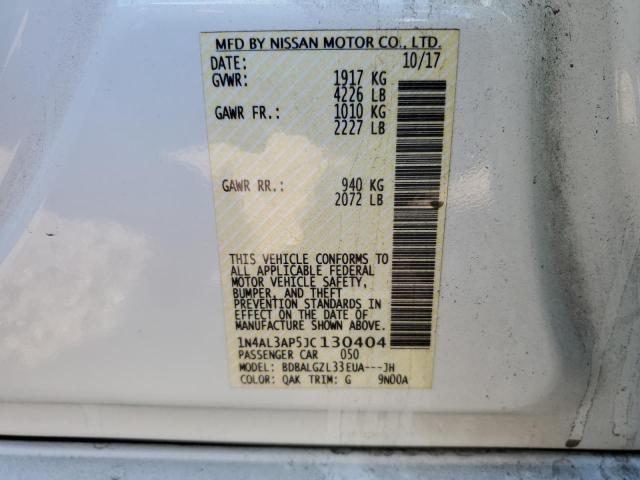 1N4AL3AP5JC130404 Nissan ALTIMA 2.5
