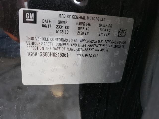 1G6A15S65H0216361 Cadillac CTS-V