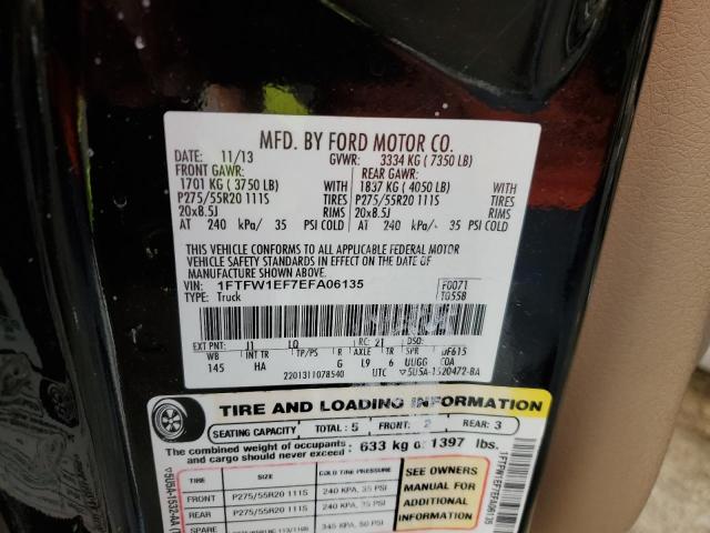 1FTFW1EF7EFA06135 Ford F150 Supercrew