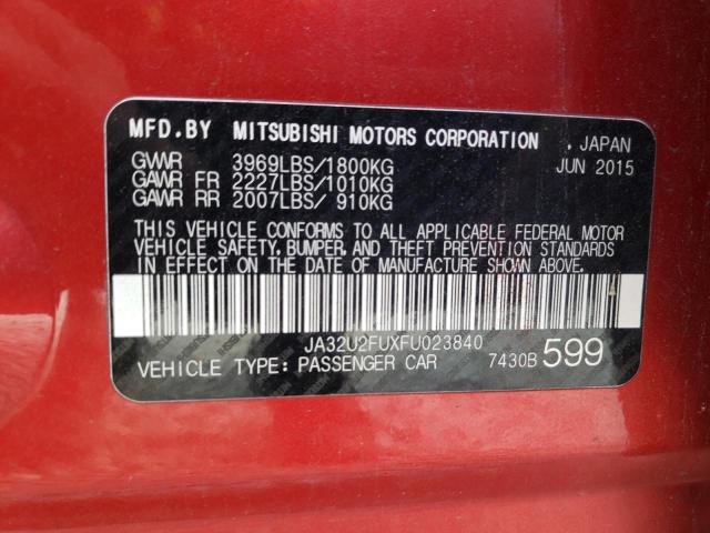 2015 MITSUBISHI LANCER ES - JA32U2FUXFU023840