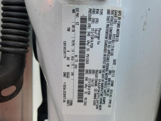 1FADP3K27FL241256 Ford FOCUS SE