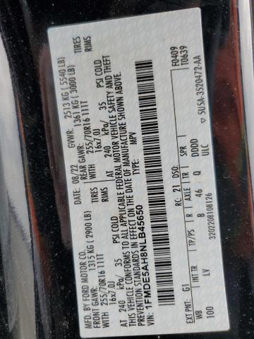 1FMDE5AH8NLB45650 Ford Bronco Base
