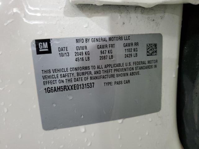 1G6AH5RXXE0131537 Cadillac ATS LUXURY