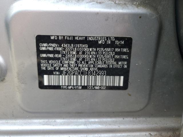 JF2GPACC1E8342993 Subaru Xv Crosstrek 2.0 Premium