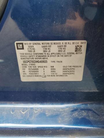 2017 CHEVROLET SILVERADO - 3GCPCTEC5HG400623