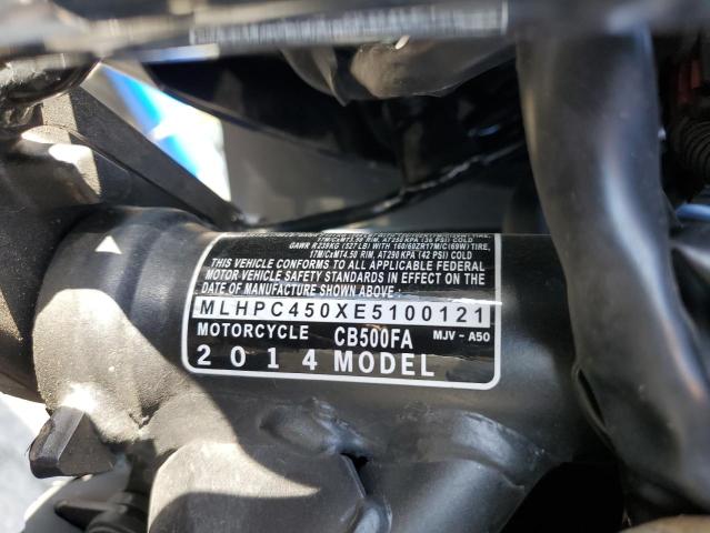 2014 HONDA CB500 FA - MLHPC450XE5100121