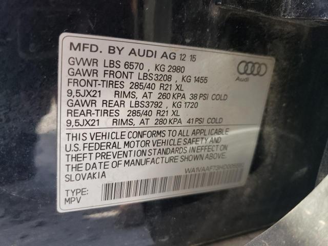 WA1VAAF73HD005592 2017 AUDI Q7, photo no. 13