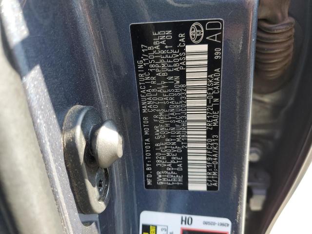 2T1BURHE3JC023328 Toyota COROLLA L