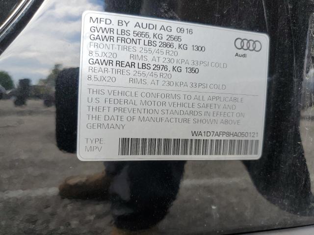 WA1D7AFP8HA050121 2017 AUDI Q5, photo no. 13