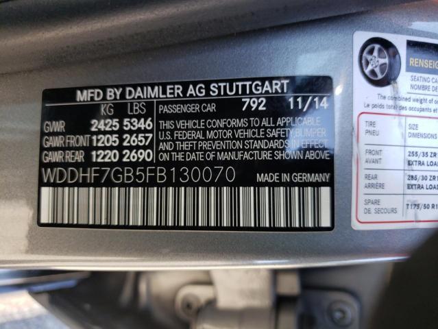 VIN WDDHF7GB5FB130070 2015 Mercedes-Benz E-Class, 6... no.12