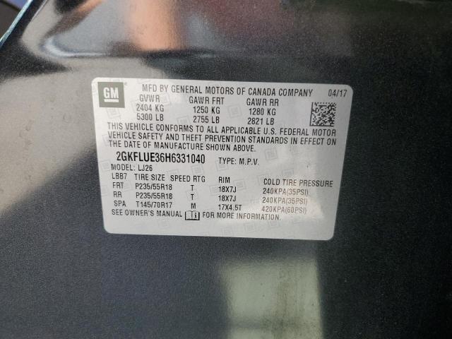 2017 GMC TERRAIN 2GKFLUE36H6331040