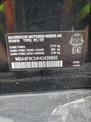 2017 BMW 430XI GRAN - WBA4F9C54HG439892