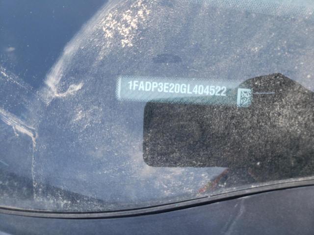 1FADP3E20GL404522 Ford FOCUS S
