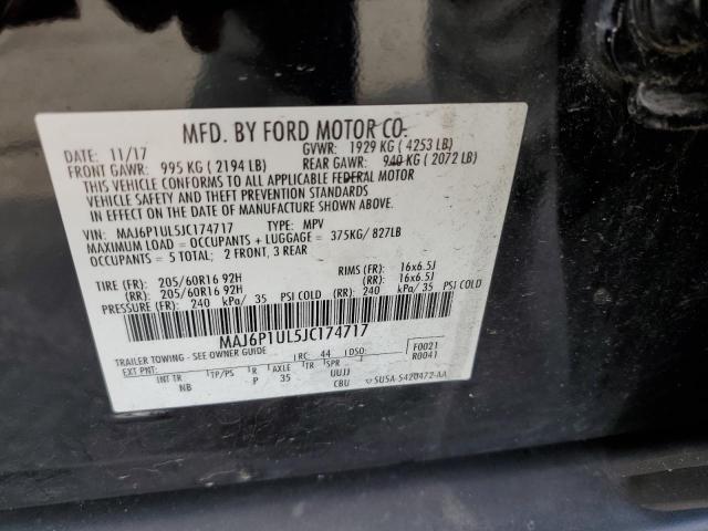 MAJ6P1UL5JC174717 Ford Ecosport Se
