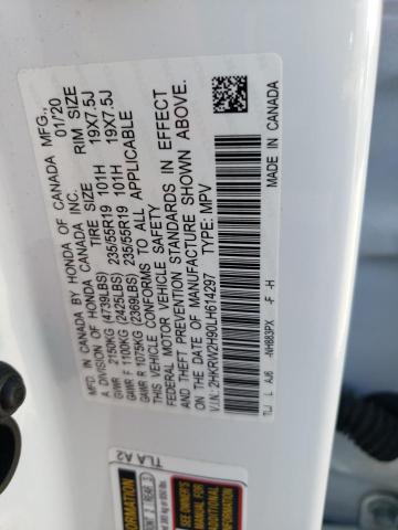 2HKRW2H90LH614297 Honda Cr-v Touring
