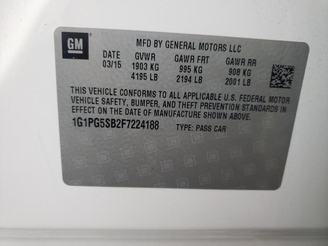 2015 CHEVROLET CRUZE LTZ - 1G1PG5SB2F7224188