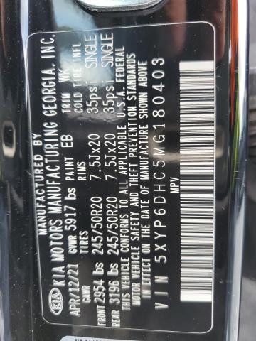 5XYP6DHC5MG180403 KIA Telluride S