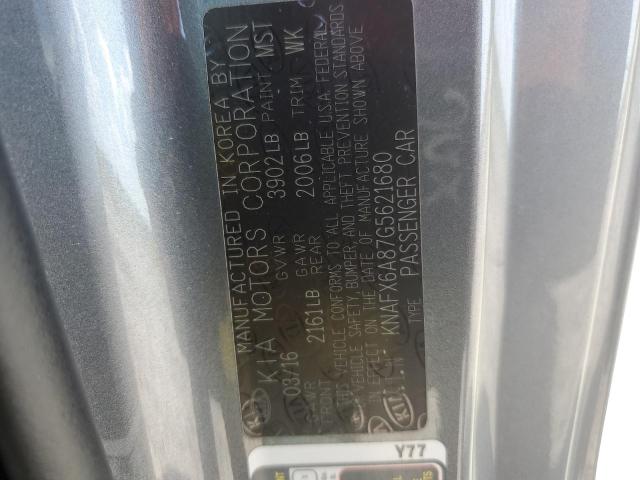 KNAFX6A87G5621680 KIA FORTE EX