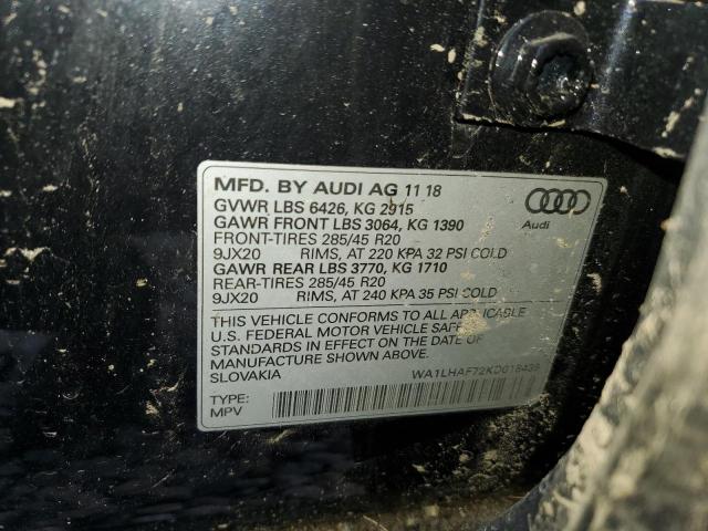 WA1LHAF72KD018439 Audi Q7 PREMIUM 12