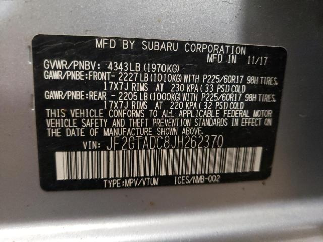 JF2GTADC8JH262370 Subaru Crosstrek Premium