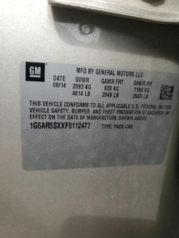 2015 CADILLAC CTS LUXURY - 1G6AR5SXXF0112477