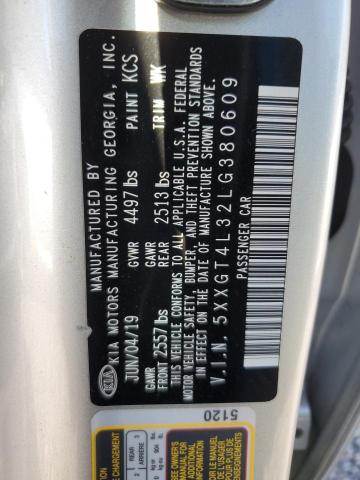 5XXGT4L32LG380609 KIA Optima Lx