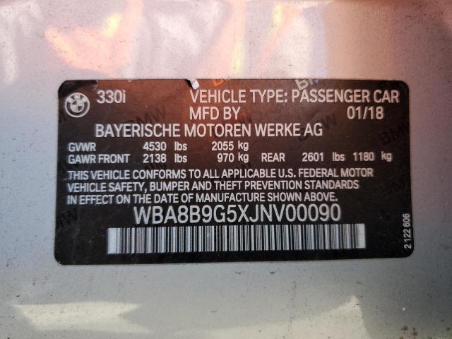 WBA8B9G5XJNV00090 BMW 330 I