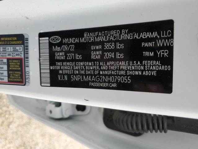 5NPLM4AG2NH079055 Hyundai Elantra SE 10