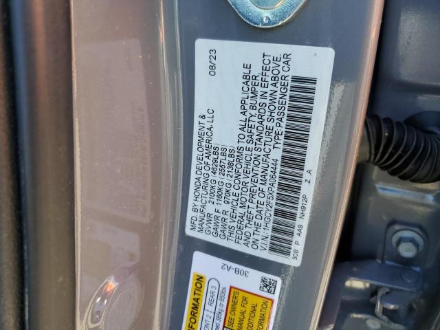 1HGCY2F5XPA064444 Honda Accord Hybrid Sport