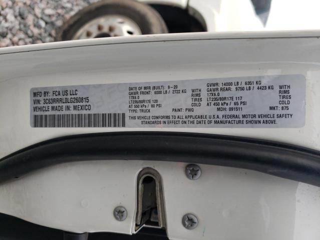 2020 RAM 3500 LIMIT 3C63RRRL0LG260815
