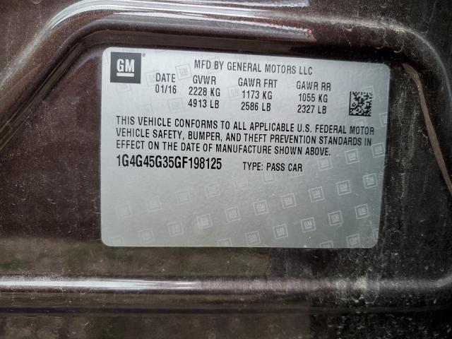 2016 BUICK LACROSSE S - 1G4G45G35GF198125