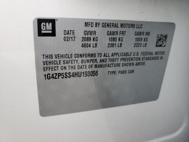 1G4ZP5SS4HU193056 Buick Lacrosse Essence