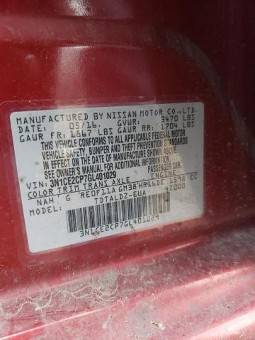 3N1CE2CP7GL401029 Nissan Versa Note S