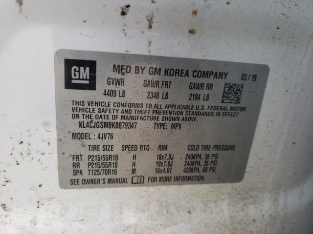 2019 BUICK ENCORE AWD - KL4CJGSM8KB879347