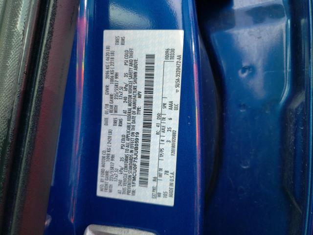 1FMCU0F75JUB05919 Ford ESCAPE S