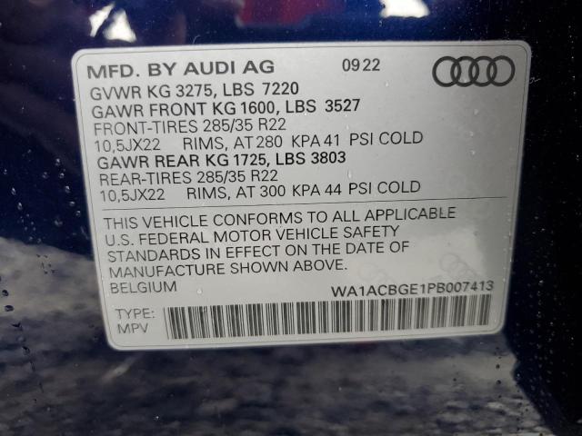 2023 AUDI E-TRON S P - WA1ACBGE1PB007413