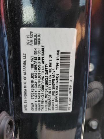 5FPYK3F15KB044859 Honda Ridgeline Sport