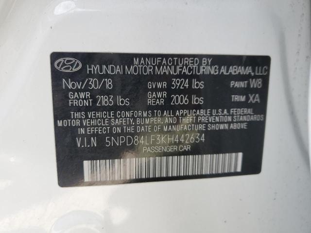 2019 HYUNDAI ELANTRA SE - 5NPD84LF3KH442634