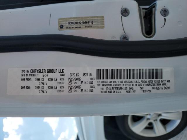 1C4NJRFB2ED864113 Jeep Patriot Latitude