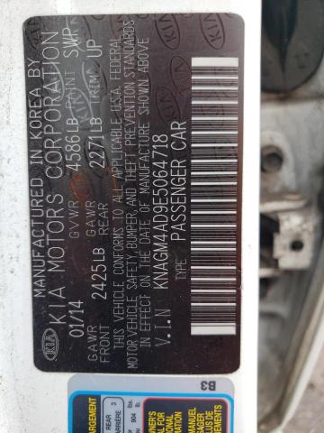 KNAGM4AD9E5064718 KIA OPTIMA HYBRID